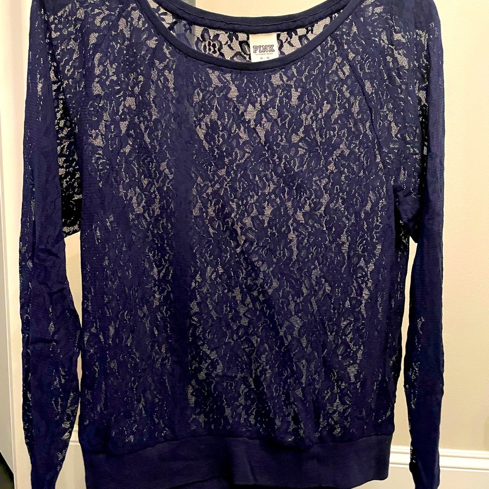 Victoria Secret Pink Lace Top